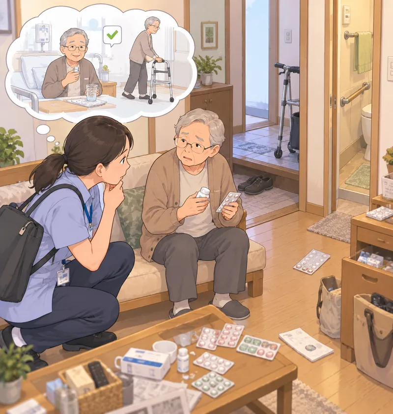 가정을 드러내고 검증한다 상황 일러스트