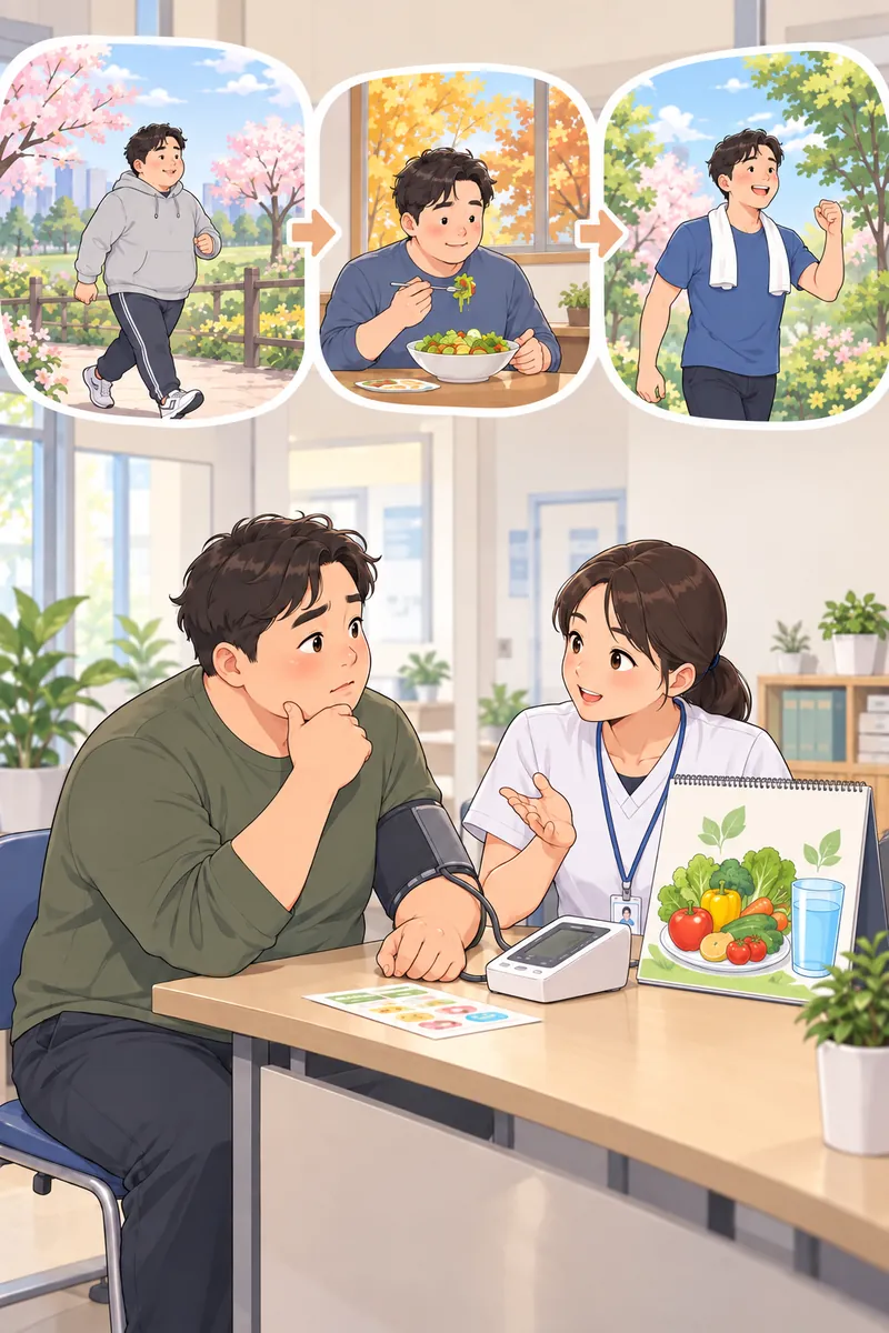 인과관계를 탐색할 때 시간지연의 영향을 인식한다 상황 일러스트