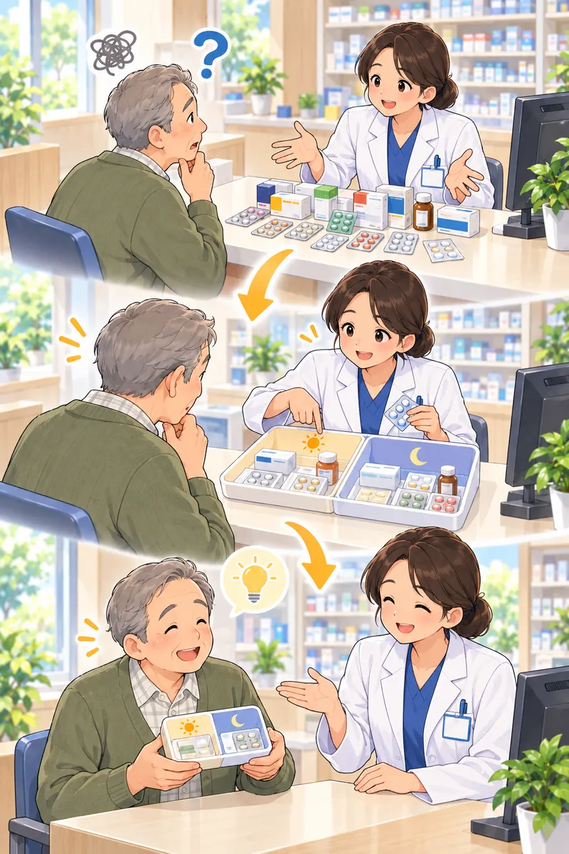 결과를 확인하고 필요하면 행동을 수정한다: 연속적 근사·점진적 조정 상황 일러스트
